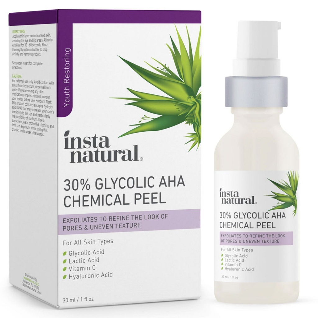 Insta Natural 30% Glycolic Aha Chemical Peel