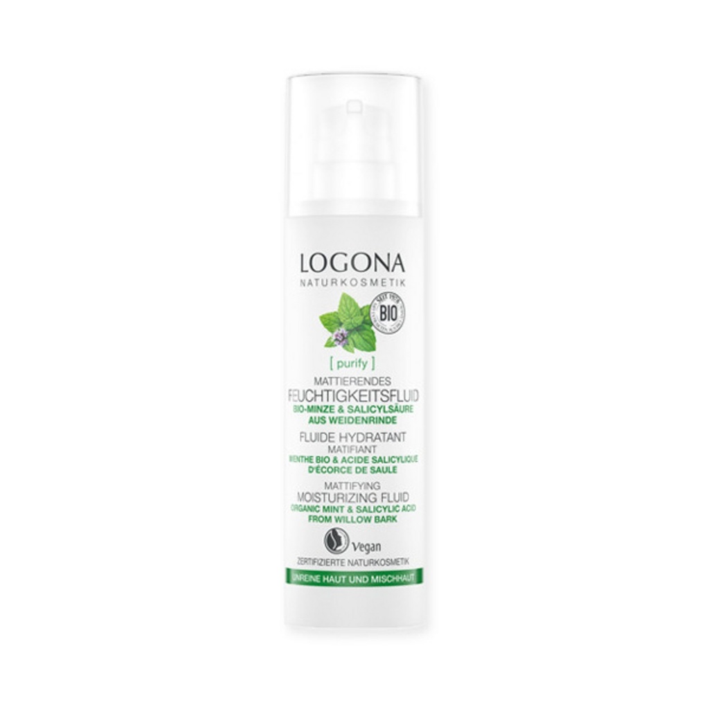 Logona Mint Mattifying Moisturizing Fluid