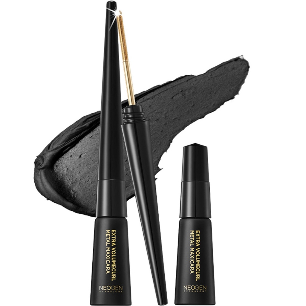 Neogen Dermalogy Extra Volume Curl Metal Mascara 4ml + Refill 4ml Set