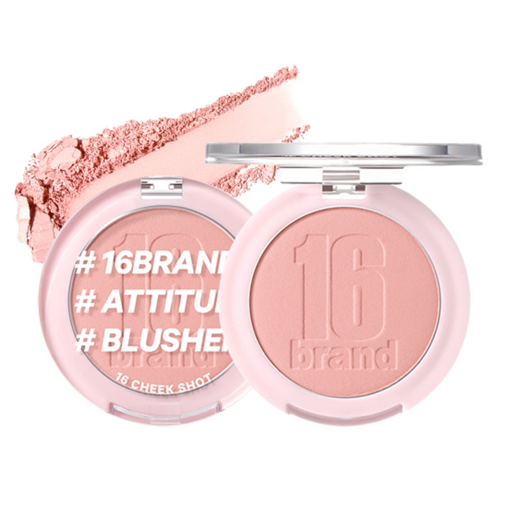 16 Brand Cheek Shot Pact Blusher 6g