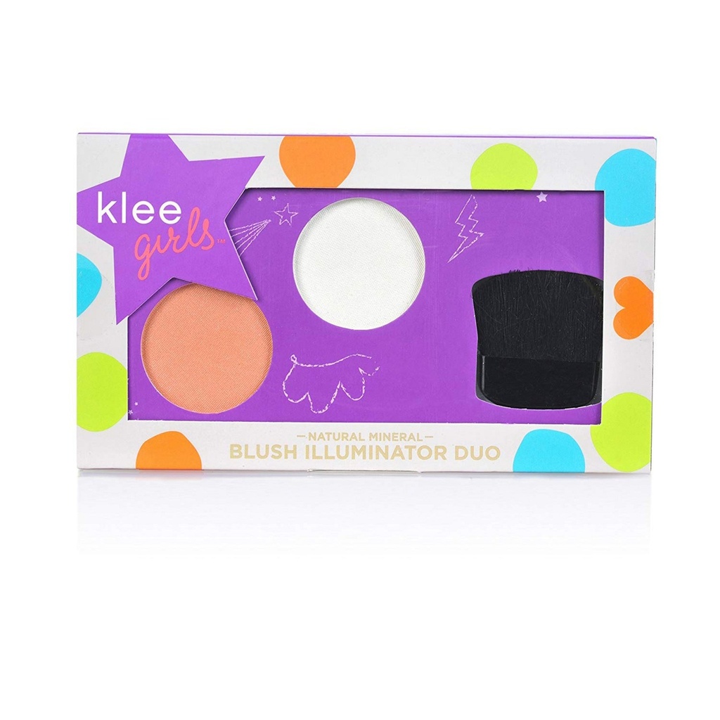 Klee Girls Natural Mineral Blush & Illuminator Duo Saratoga Dazzle