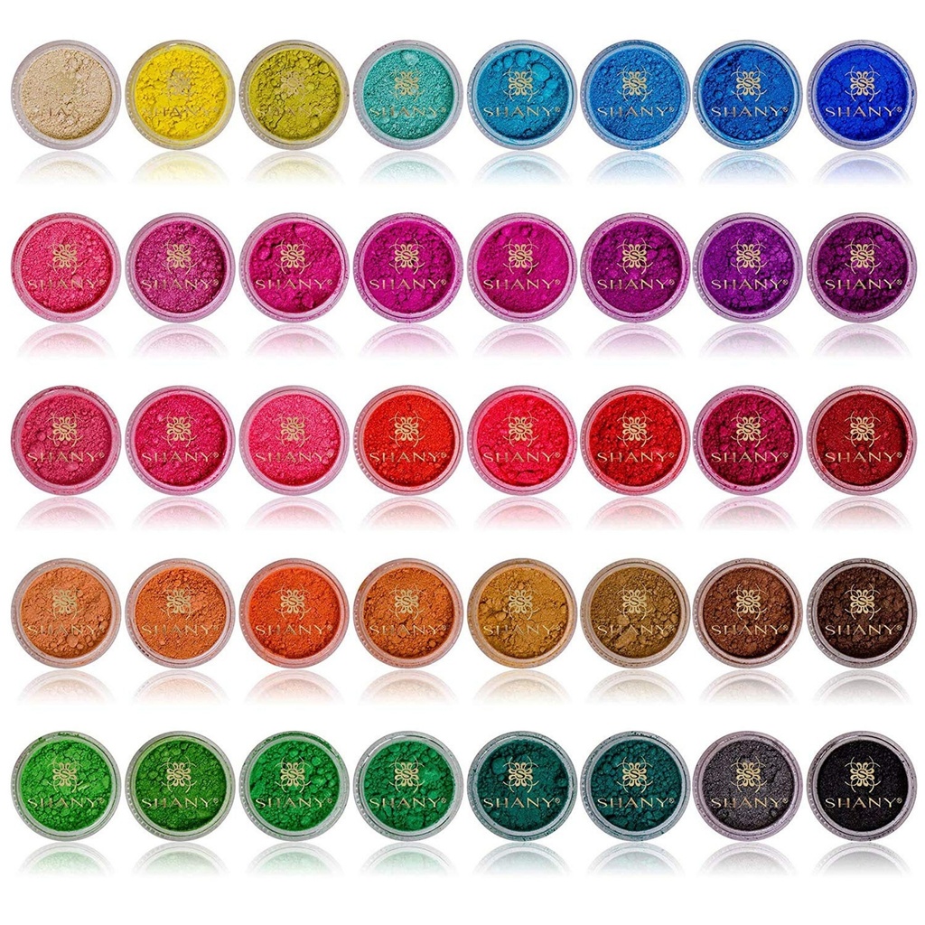 Shani 40 Color Mineral Eyeshadow Loose Powder Set