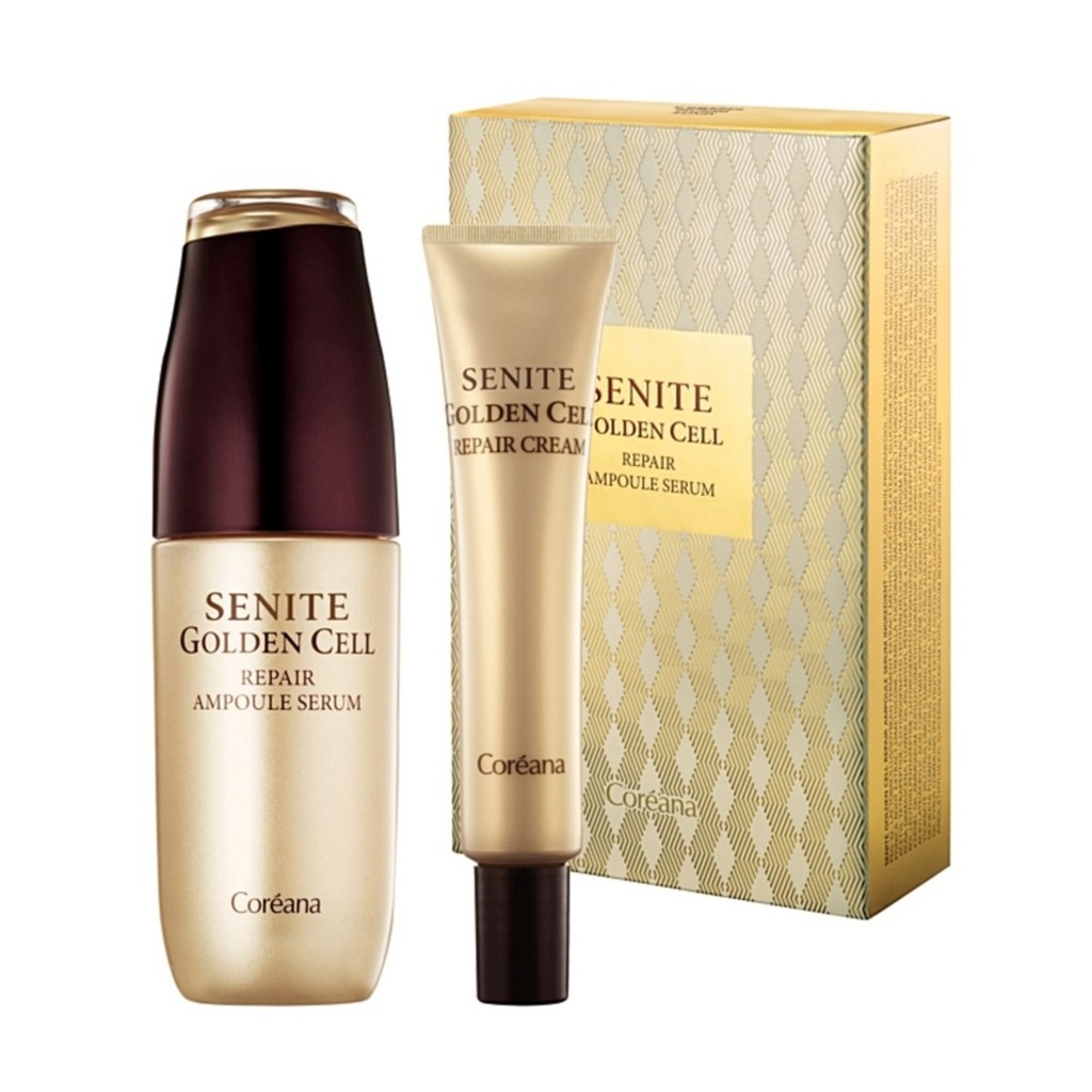 Coreana Senite Golden Cell Repair Ampoule Serum Ampoule Serum 45ml + 1p