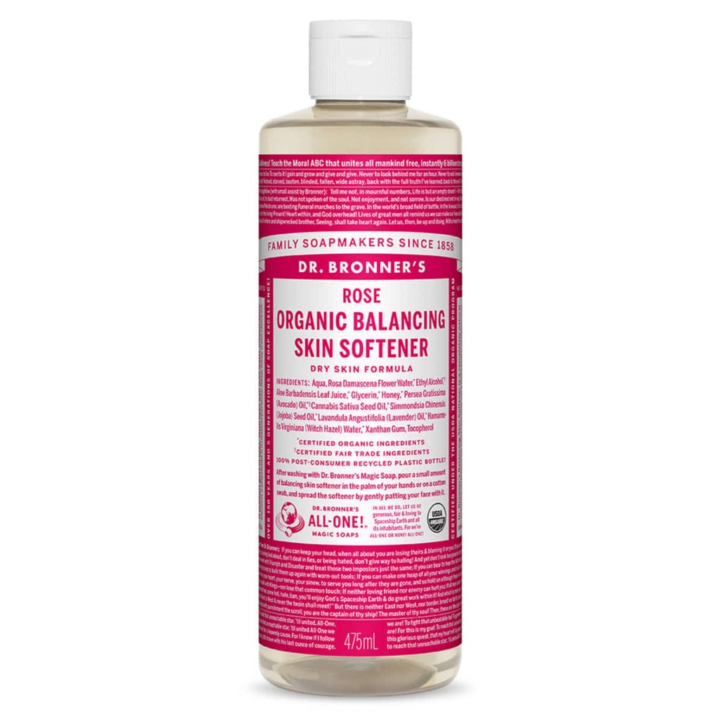 Dr. Bronner's Rose Balancing Skin Softener
