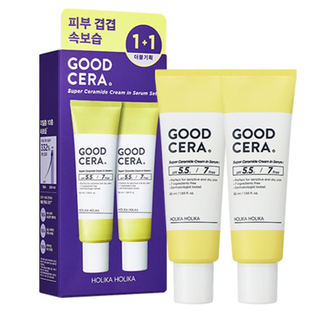 Holika Holika Good Cera Super Ceramide Cream in Serum 2p