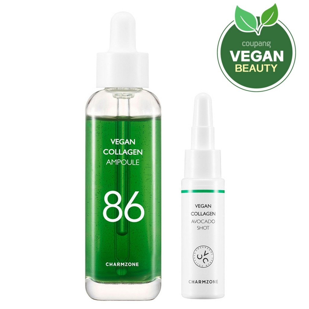 Charm Zone Vegan Collagen Ampoule 20ml + Avocado Shot 10ml