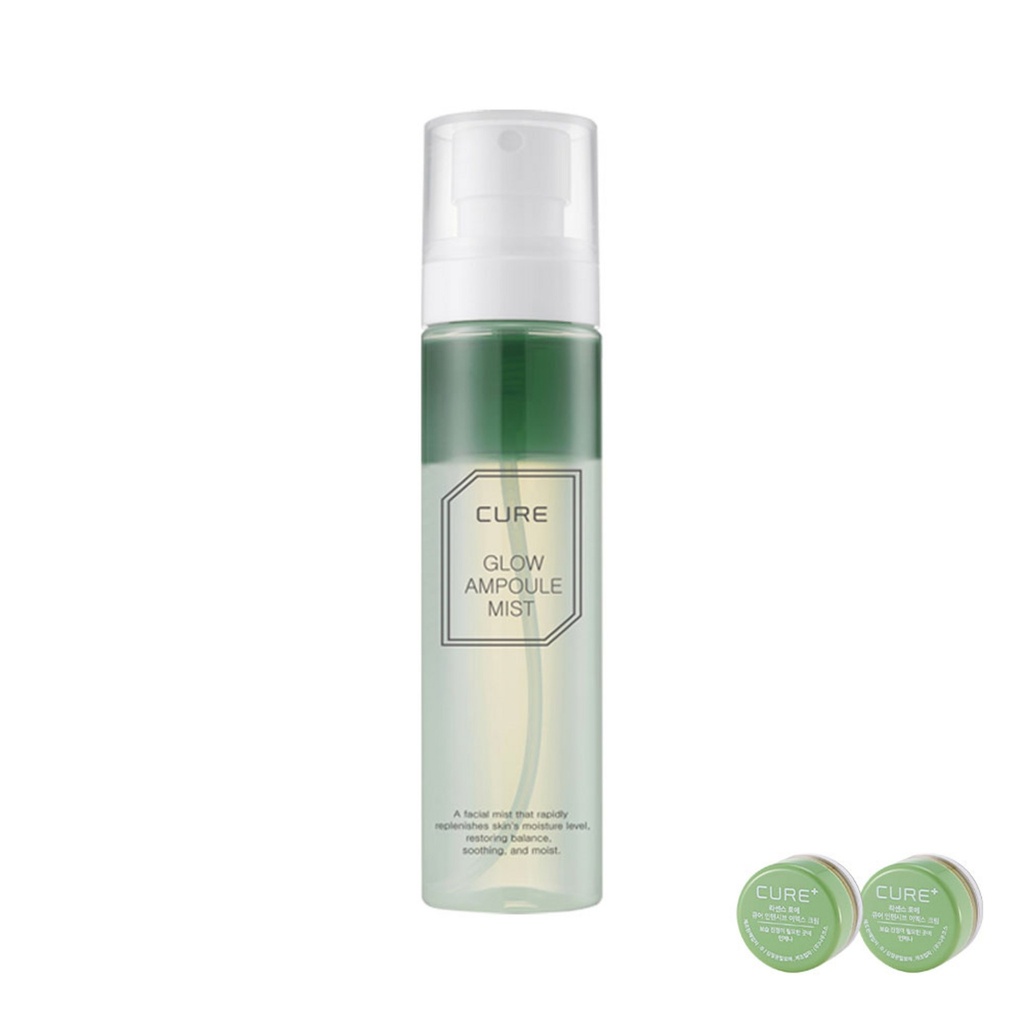 Kim Jung Moon Aloe Cure Glow Ampoule Mist 100ml + Mini Cream 3.5g x 2p