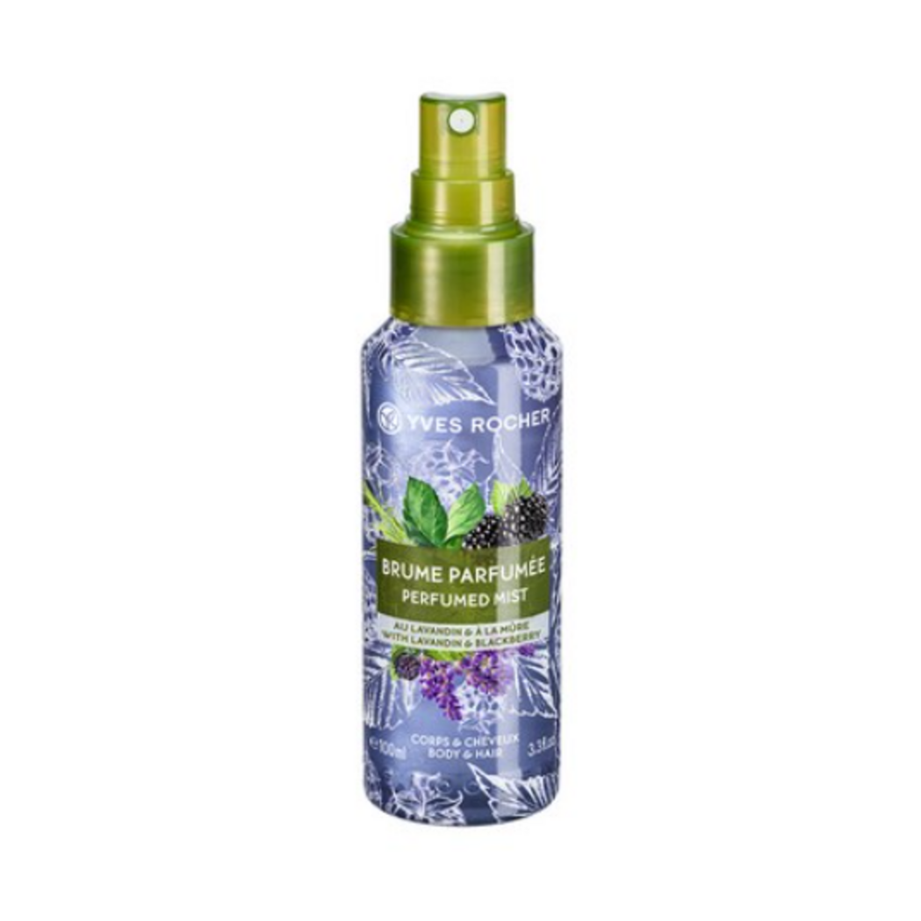 Yves Rocher Les Plaisirs Natur Body and Hair Perfumed Mist Lavender Blackberry