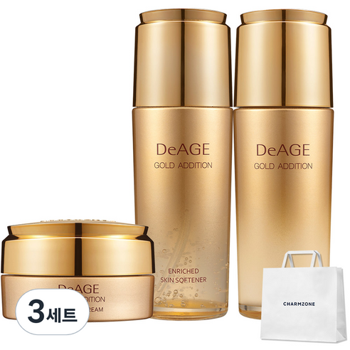 Charmzone DeAge Gold Edition Skin Softener + Emulsion + Cream Set