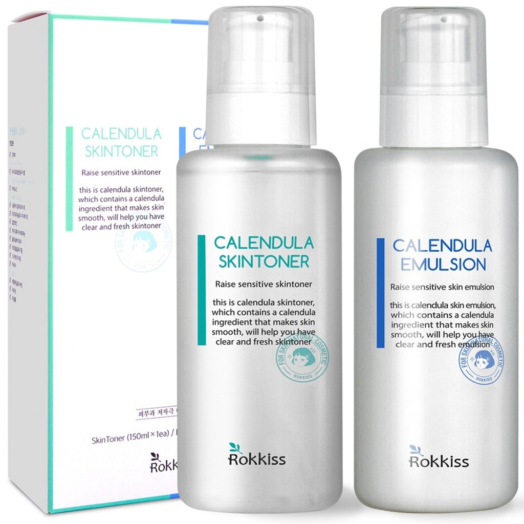 Rocky's Calendula Skin Toner 150ml + Emulsion 150ml Set