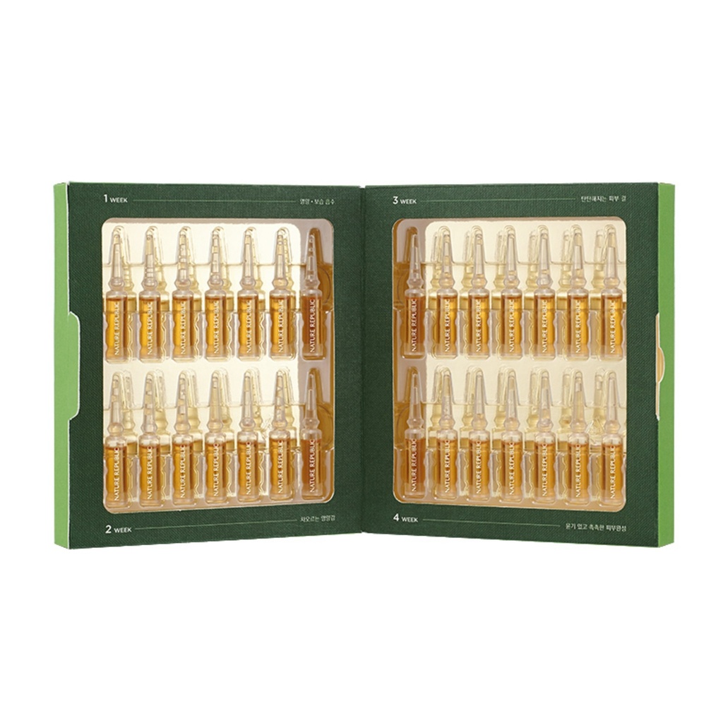 Nature Republic Ginseng Royal Silk Ampoule Effector 4 Week Program Planning Set NH0791