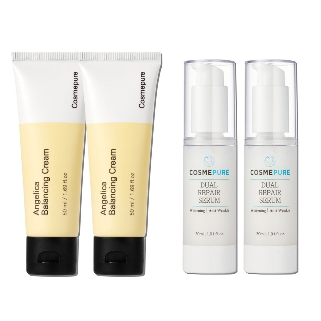 Cosmipure Angelica Balancing Cream 50ml 2ea Dual Repair Serum 30ml 2ea