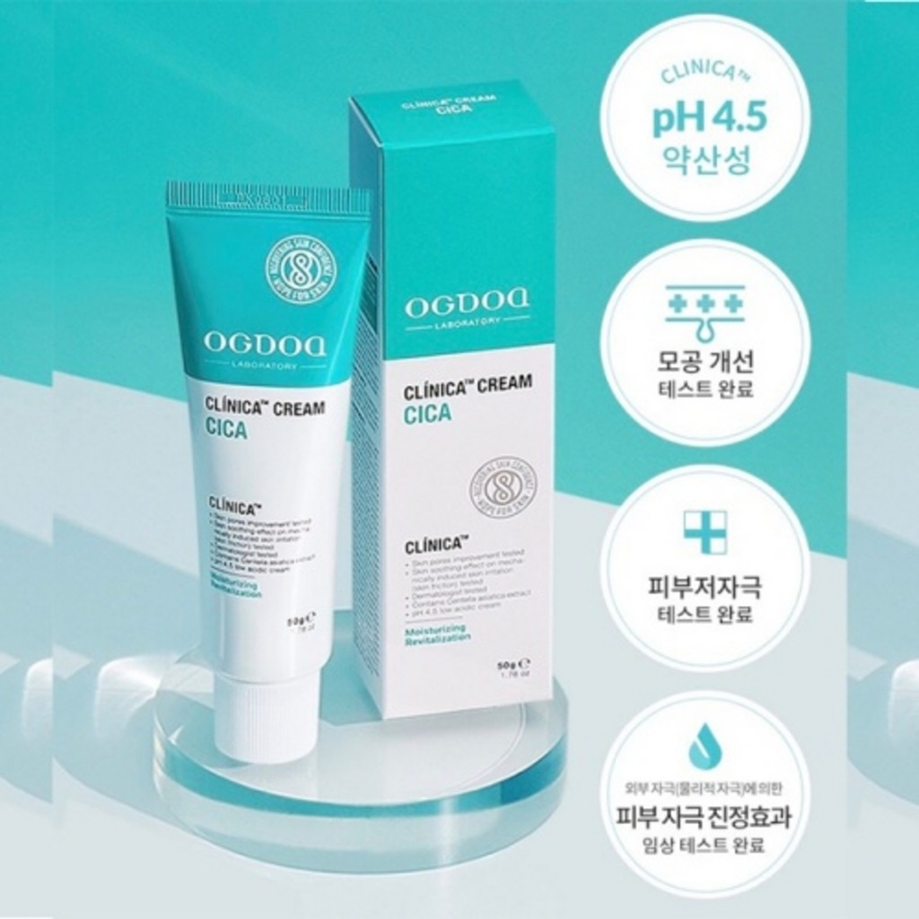 Ogdoa Pore Improvement Skin Soothing High Moisturizing Irritation Calming Hypoallergenic Subacidic Cream Set