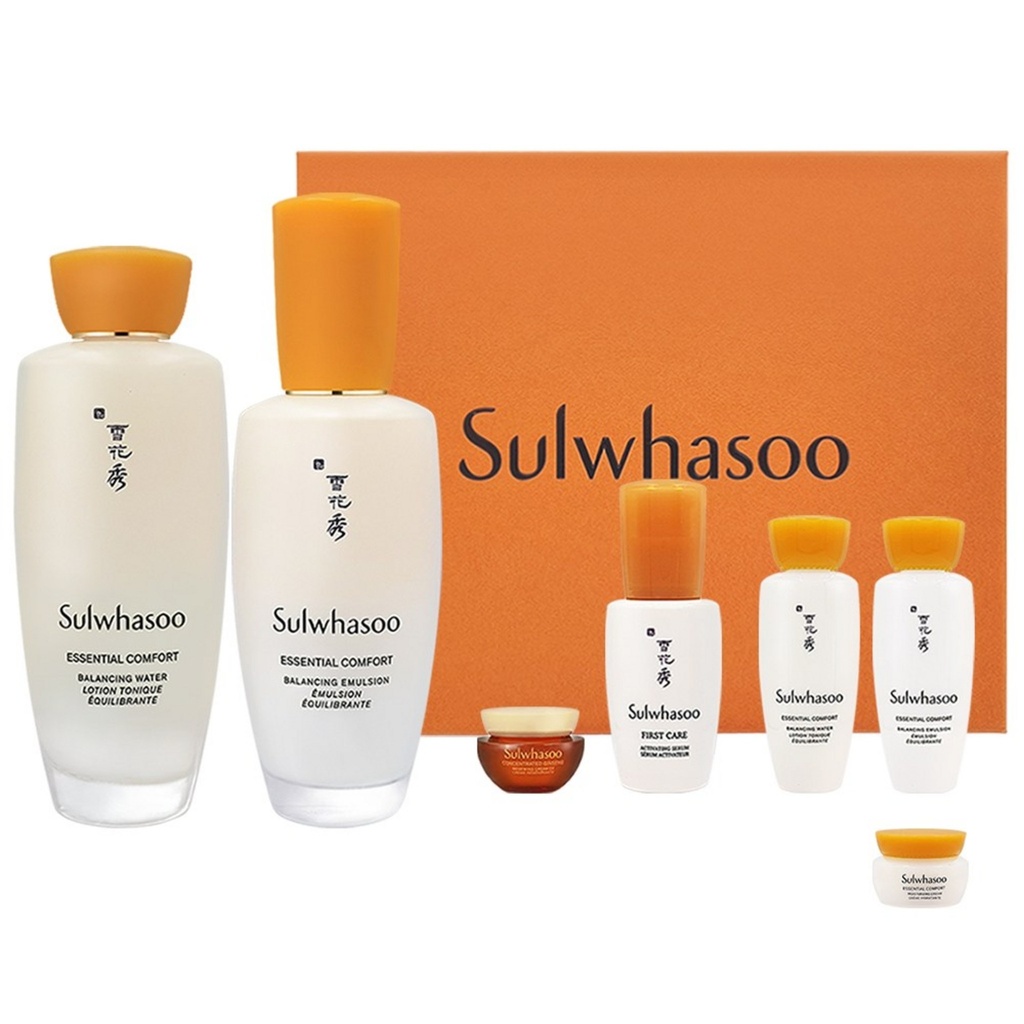 Sulwhasoo Consonant Set of 2 (Concentrated Ginseng Renewing Cream 5ml Moisturizing Cream 5ml)