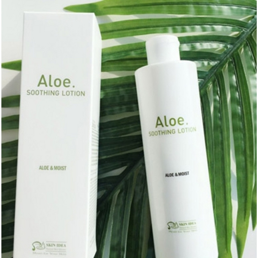 Skin Idea Aloe Skin Toner 300ml + Aloe Soothing Lotion One Touch 300ml