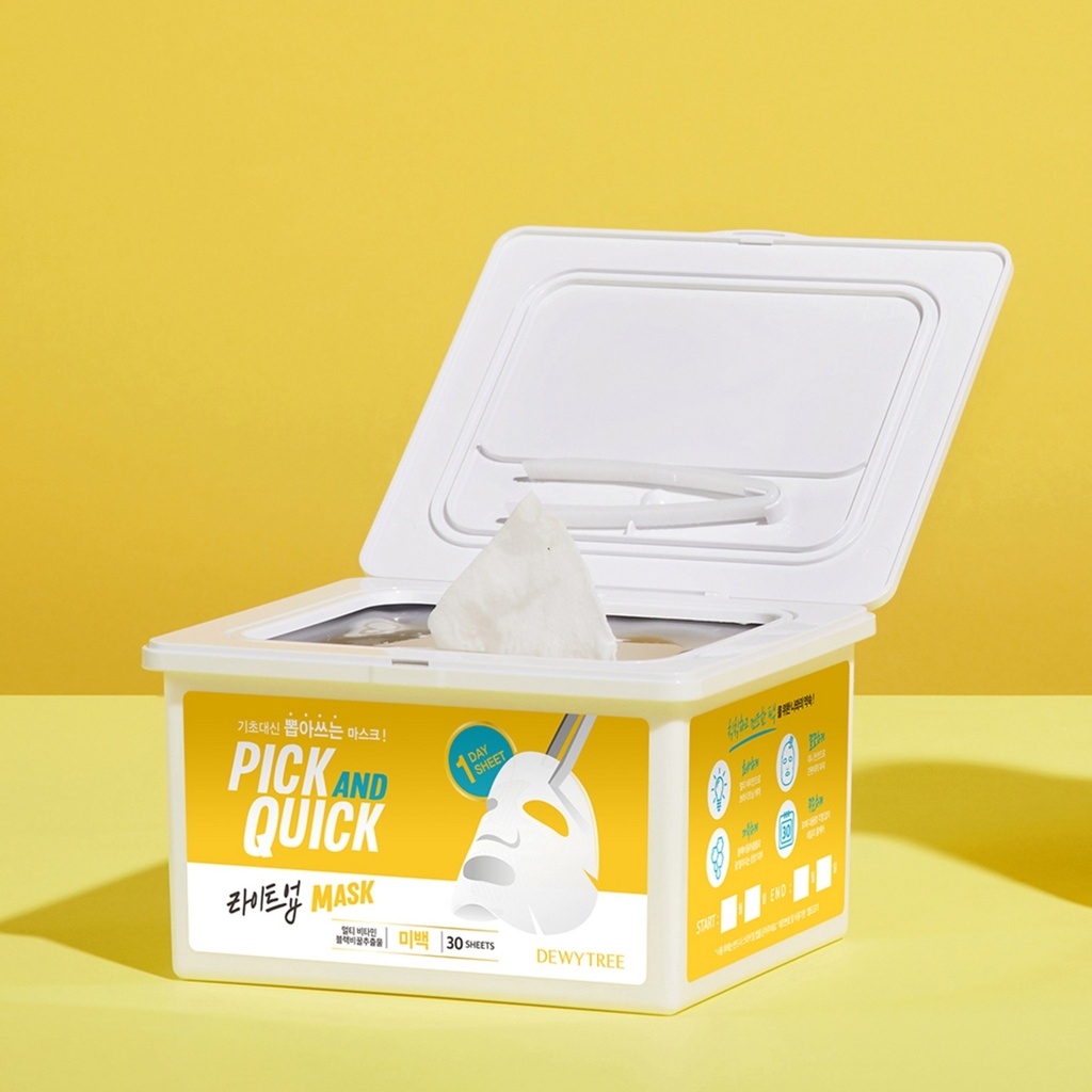 Dewytree Pick & Quick Pluckable Mask Light Up