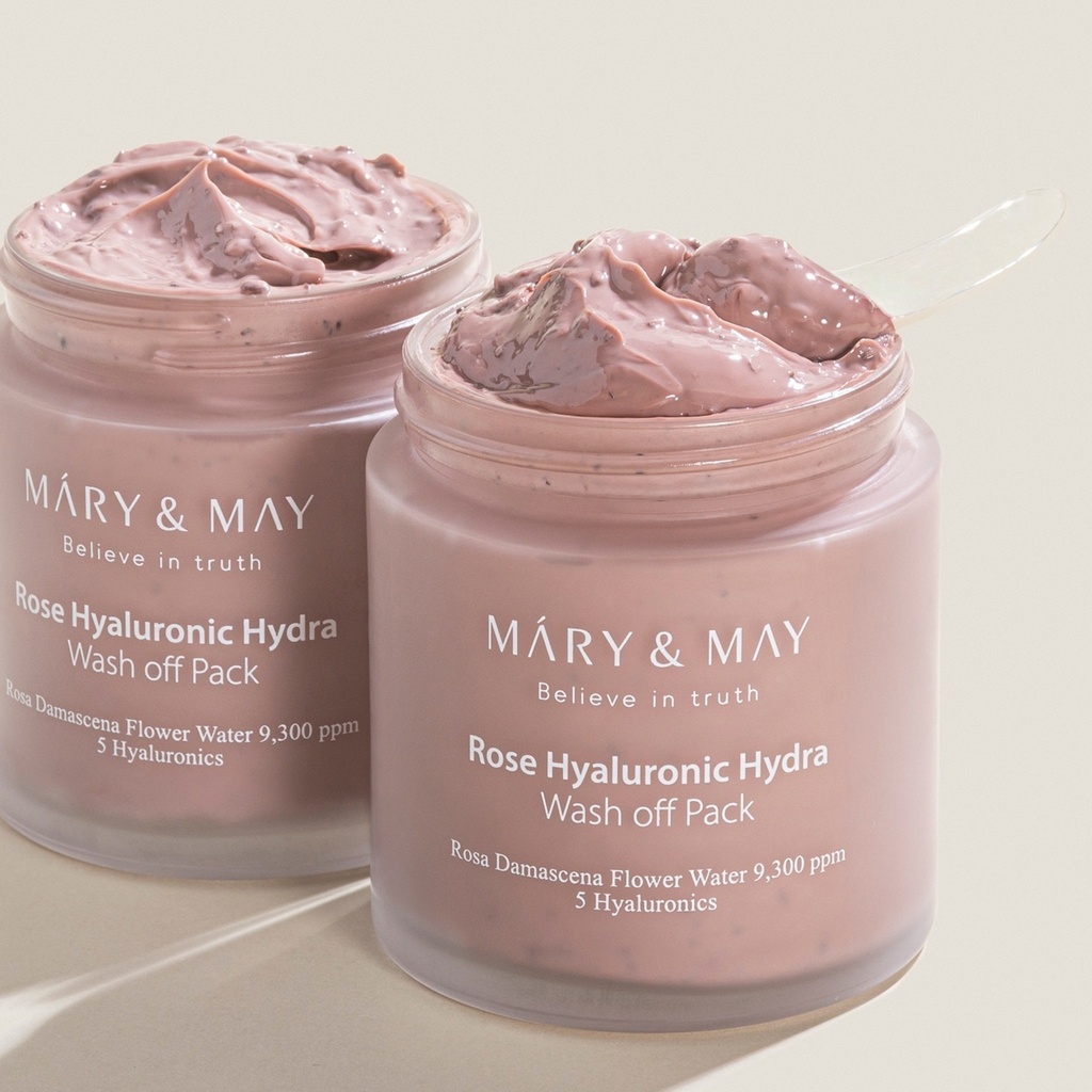 Marienmay Rose Hyaluronic Hydra Wash Off Pack 125g