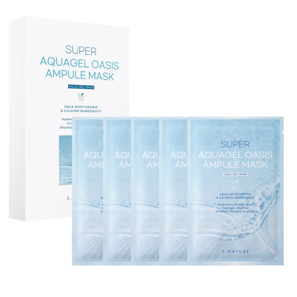 Snature Super Aqua Gel Oasis Ampoule Mask Pack 30ml