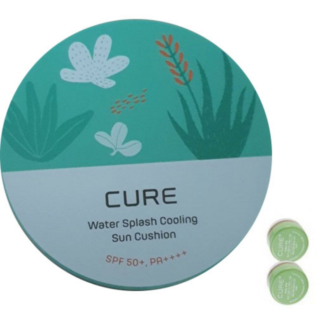 Kim Jeong-moon Aloe Cure Water Splash Cooling Sun Cushion SPA50+ PA++++ 25g + Cream 3.5g x 2p