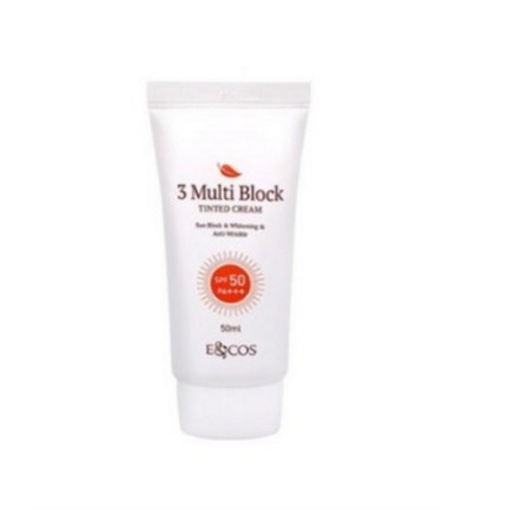 ENCOS 3 Multi Block Tinted Cream SPF50 PA+++