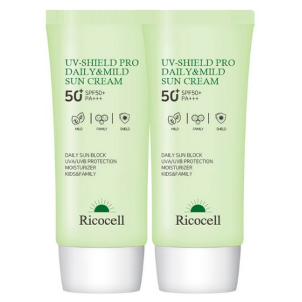 Ricocell UV Shield Pro Daily & Mild Sun Cream SPF50+ PA+++