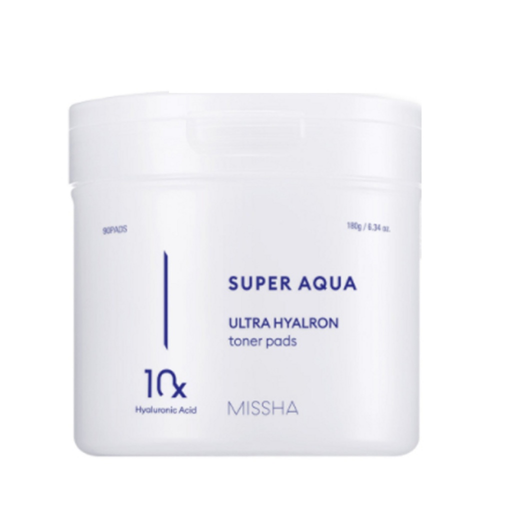 Missha Super Aqua Ultra Hyalon Toner Pad 90 sheets