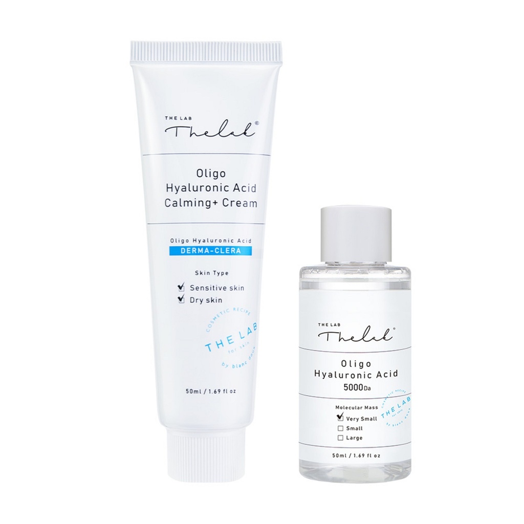 The Lab by Blanc Doo Oligo Hyaluronic Acid Calming Plus Cream 50ml + Toner 50ml Set