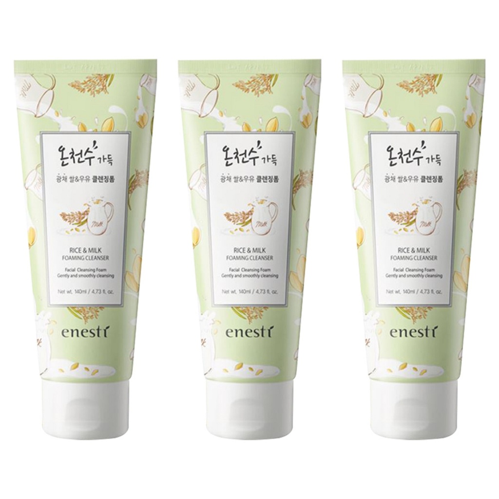 Ernesty Hot Spring Water Cleansing Foam Radiant Rice & Milk