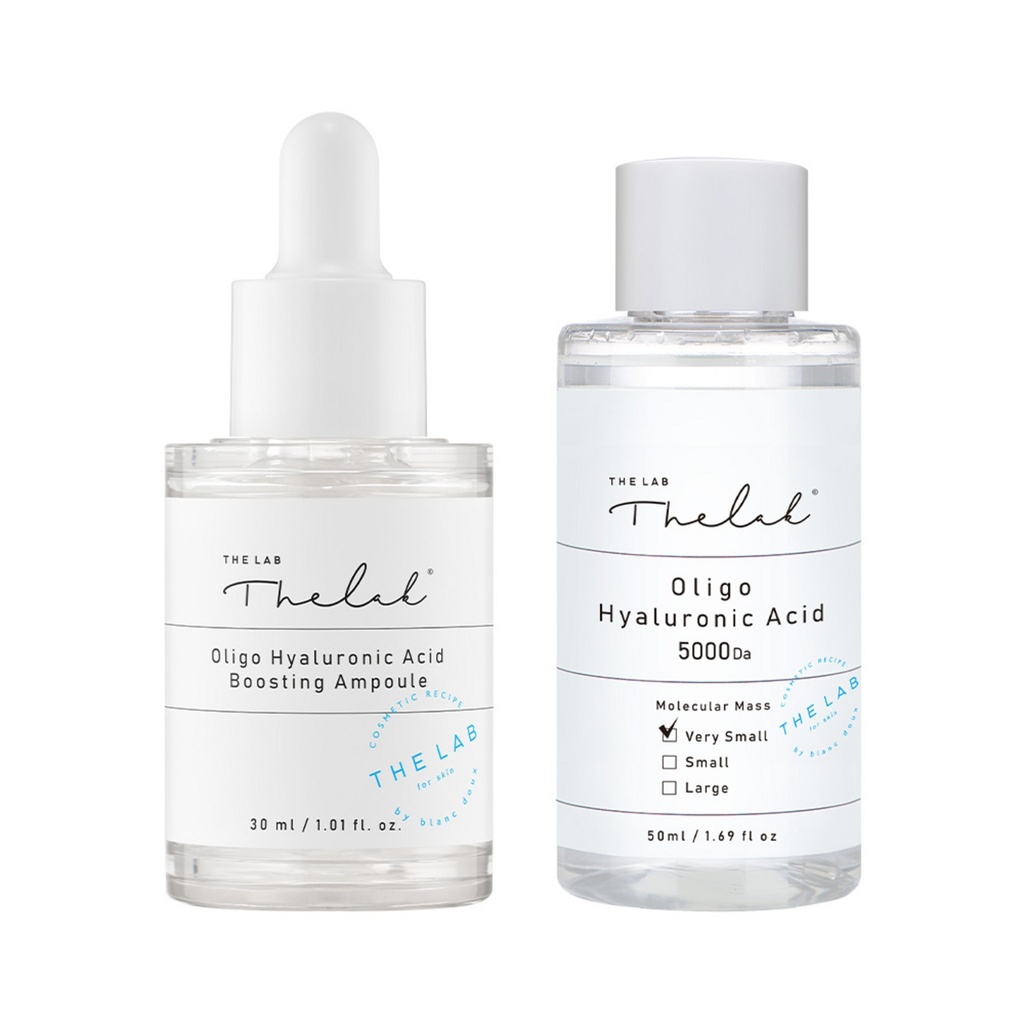 The Lab by Blancdo Oligo Hyaluronic Acid Boosting Ampoule 30ml + Miniature Toner 50ml Set