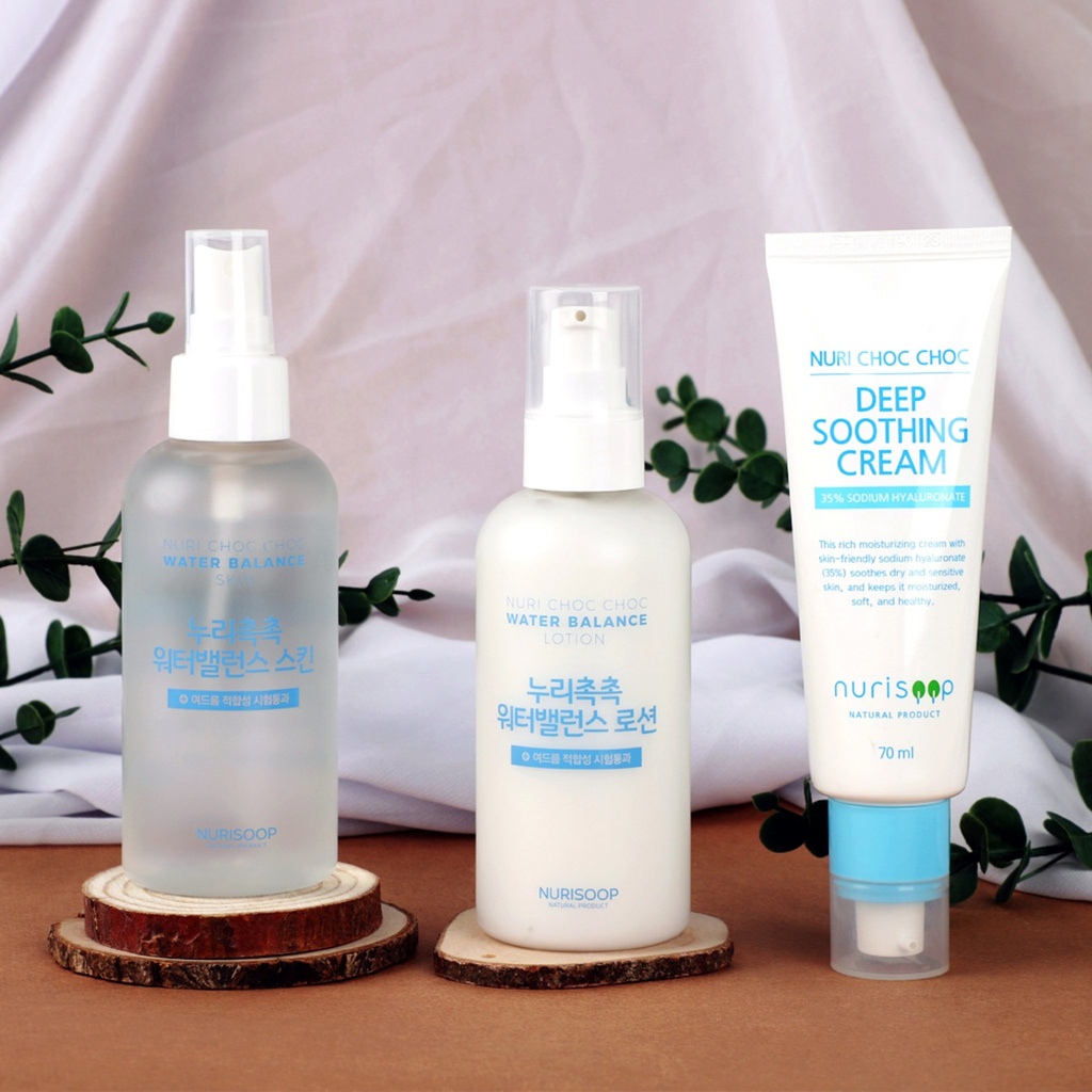 Nurisup Nuri Moist Chok Water Balance Skin Lotion Cream Set