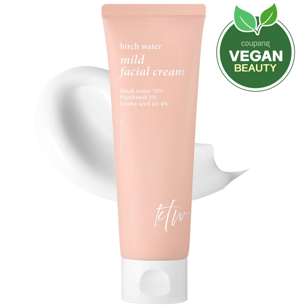 Katiew Birch Water Birch Vegan Facial Soothing Moisturizing Cream