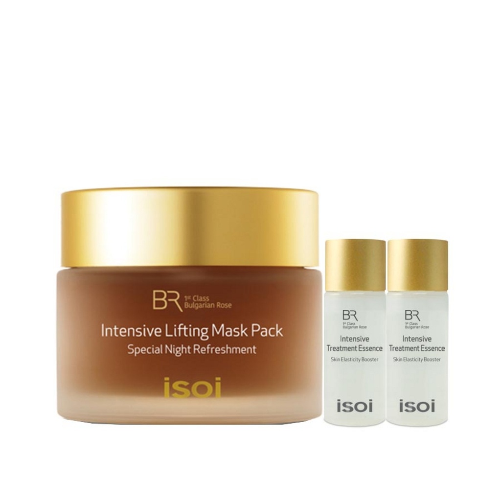 ISOI Bulgarian Rose Intensive Lifting Mask Pack 50ml + Elasticity Tonic 8ml x 2p