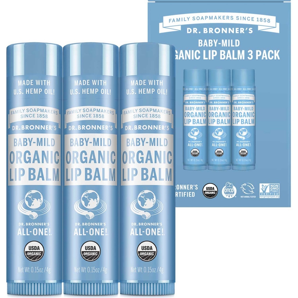 Dr. Bronner's Baby Mild Lip Balm 4g