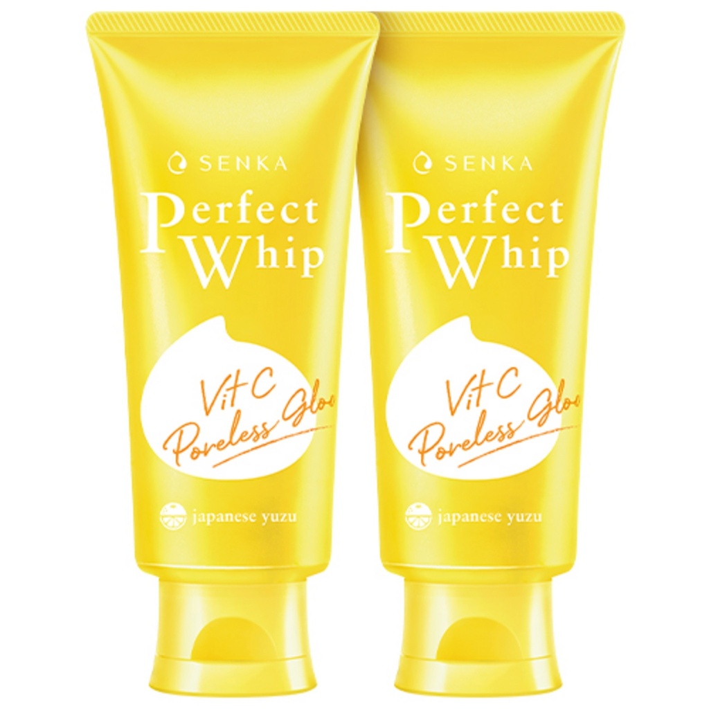 Senka NEW Perfect Whip Vitamin C Poreless Glow Cleansing Foam