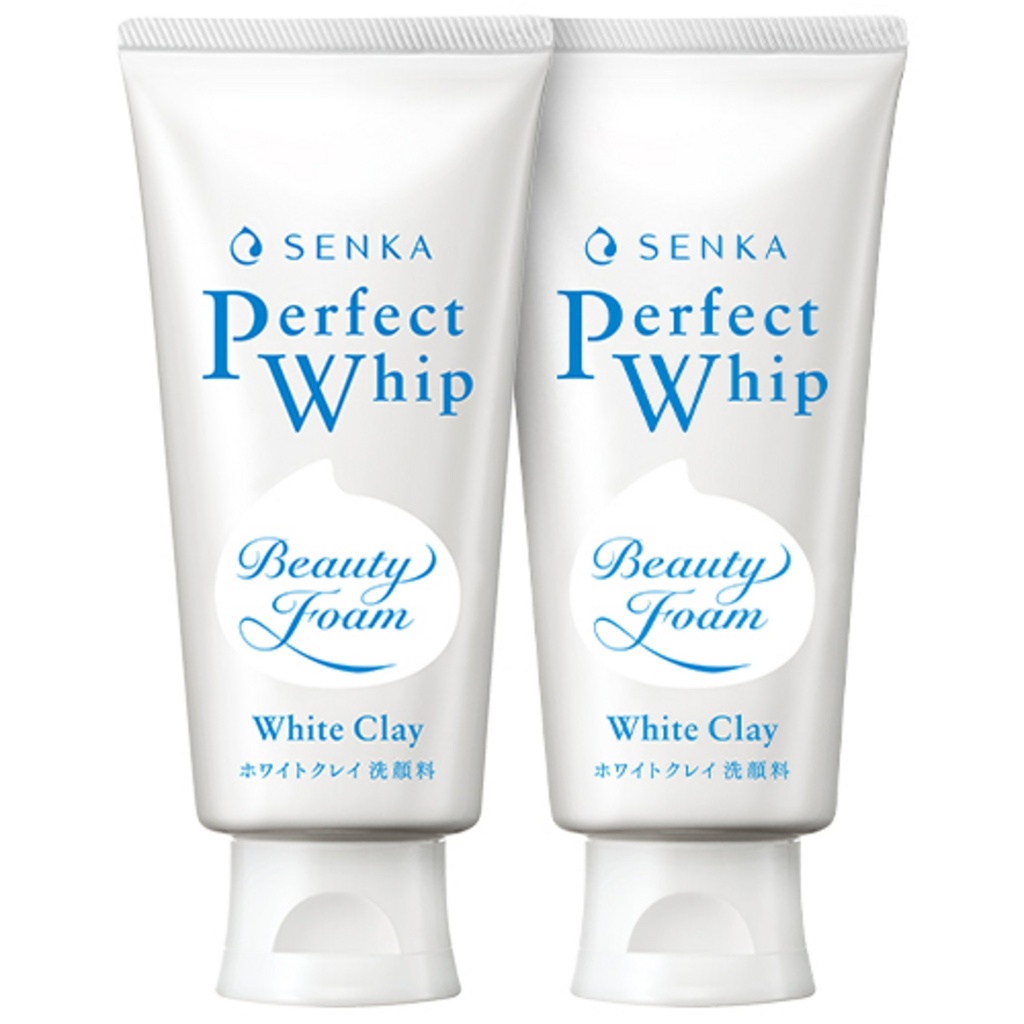 Senka NEW Perfect Whip White Clay Cleansing Foam