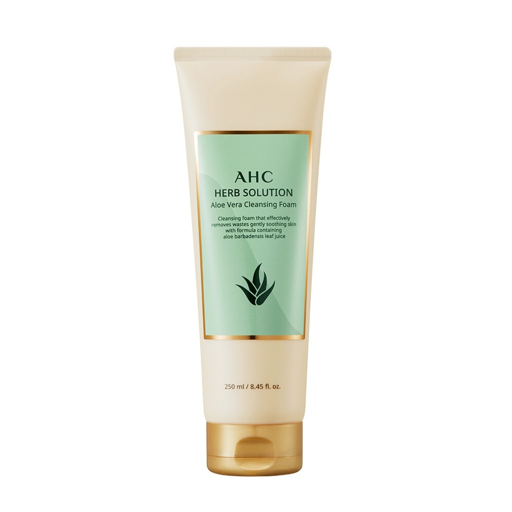 AHC Herbal Solution Aloe Vera Cleansing Foam