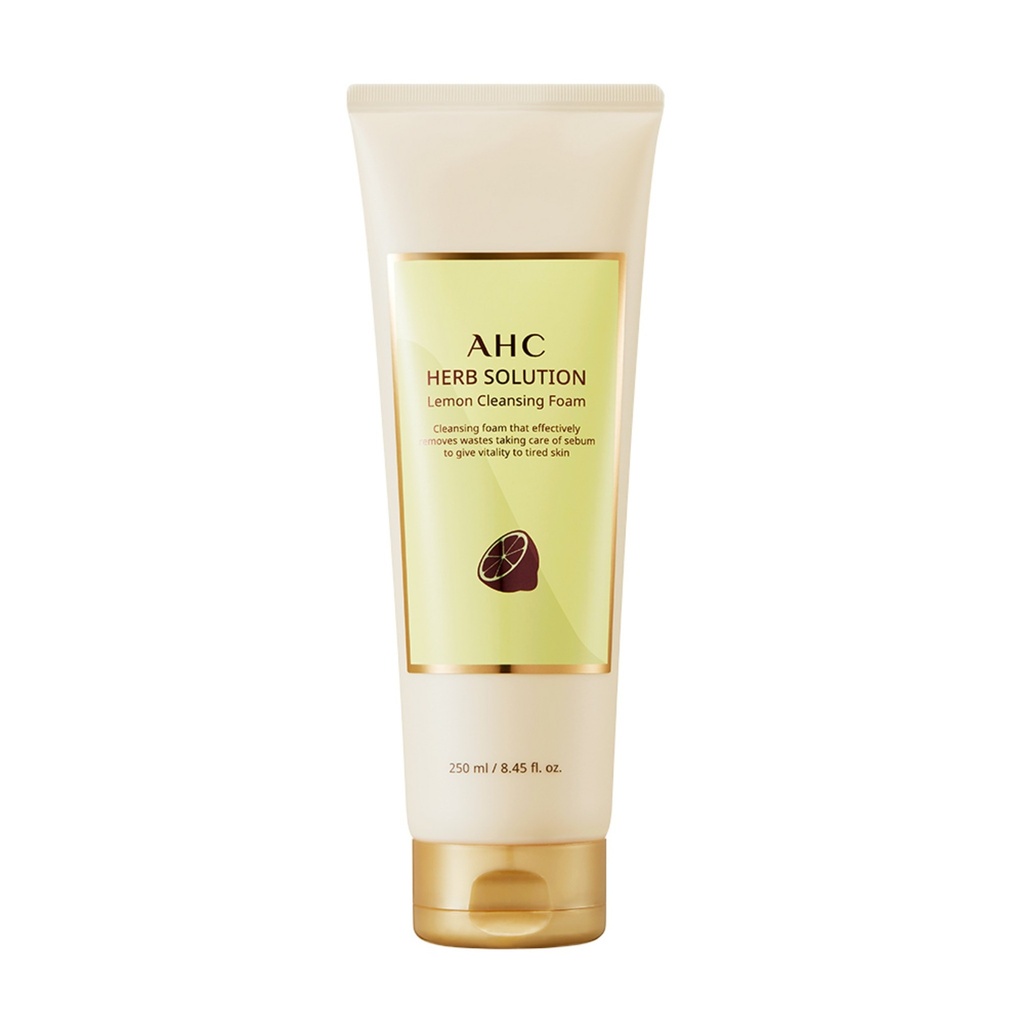 AHC Herbal Solution Lemon Cleansing Foam