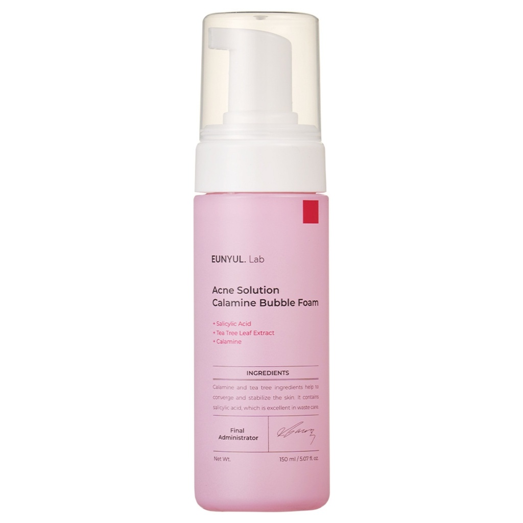 Eunyul Lab Acne Solution Calamine Bubble Cleansing Foam