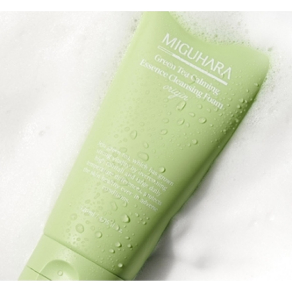 Miguhara Green Tea Calming Essence Cleansing Foam Origin