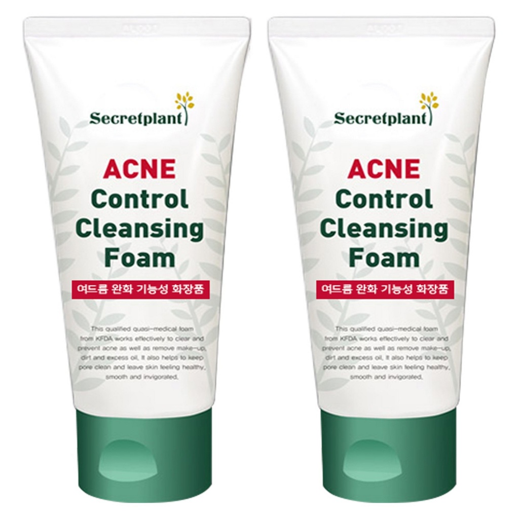 Skin Eye Acne Control Cleansing Foam 1+1