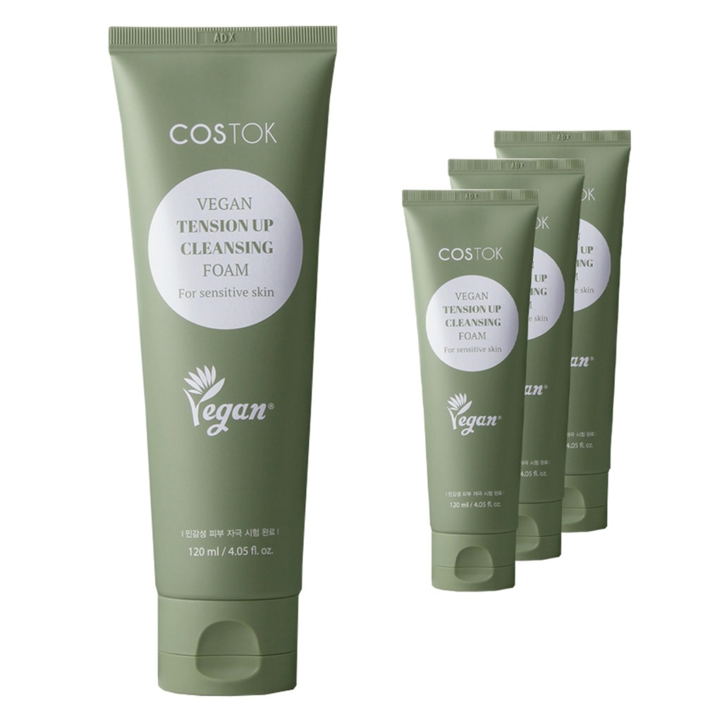 Costok Vegan Tension Up Cleansing Foam 120ml