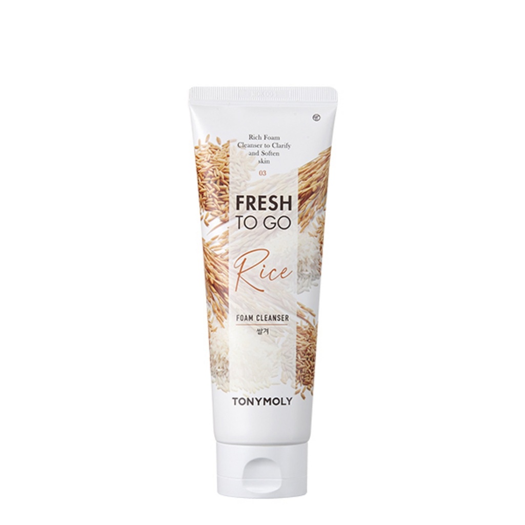 TONY MOLY Fresh to Go Rice Bran Foam Cleanser