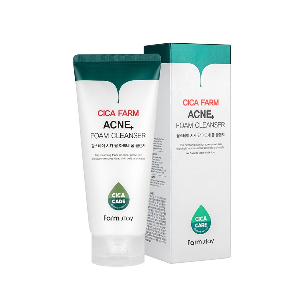 Farmstay Cica Farm Acne Foam Cleanser