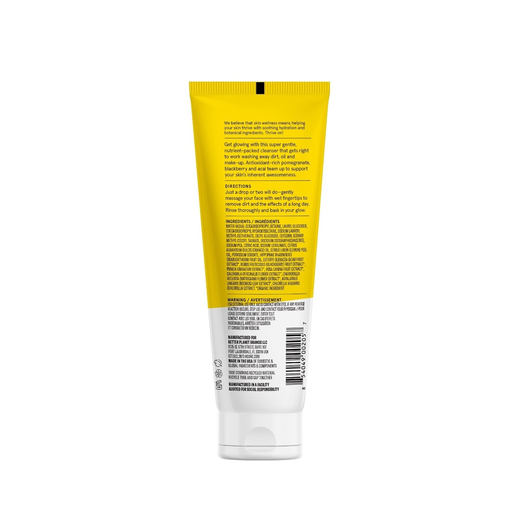 Acure Facial Cleansing Gel