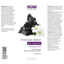 Now Foods Charcoal Detox Gel Cleanser Purifying System Most Skin Type