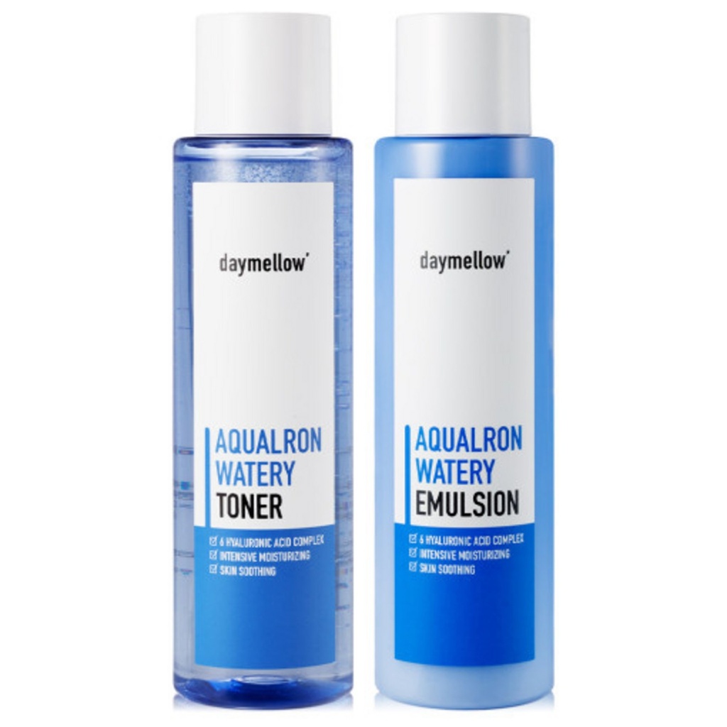 Daymellow Aqualon Watery Large Capacity Toner 300ml + Emulsion 300ml Set