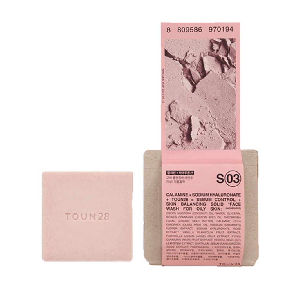 Tone 28 Face Wash S3 Calamine Hyaluronic Acid Oil Absorption Cleansing Soap