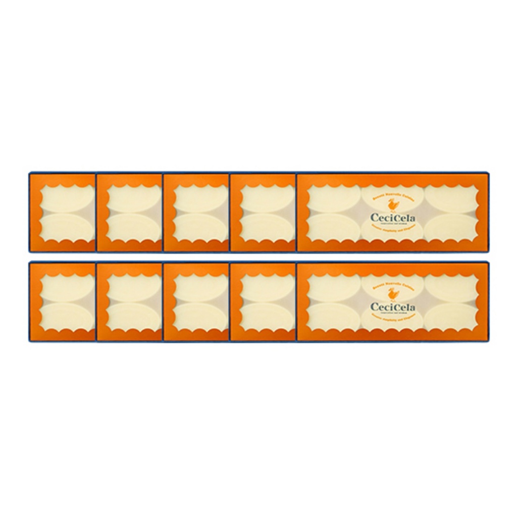 Cecisella Beauty Bar Egg & Normandy Apple Cedar Vinegar Cleansing Soap 6p