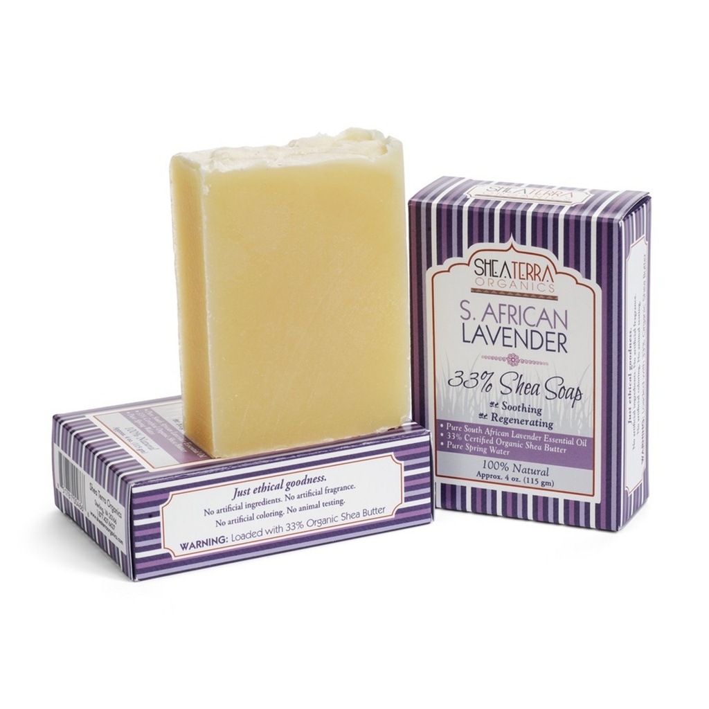 33% Shea Butter Soap (African Lavender) 115g