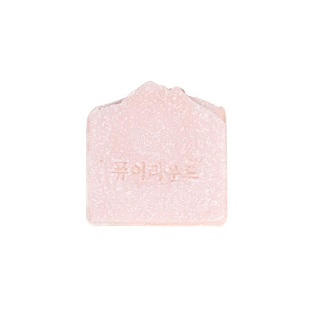 Pure Round Pink Salt Cleansing Soap Refreshing Fragrance